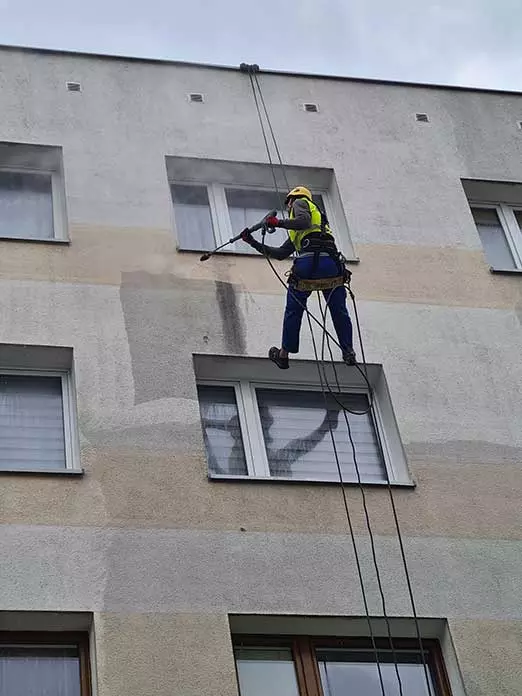 Mycie i odgrzybianie elewacji Łódź 1