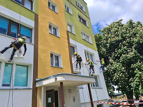 Mycie i odgrzybianie elewacji Łódź 