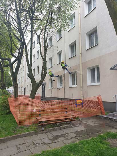 Mycie i odgrzybianie elewacji Łódź 3